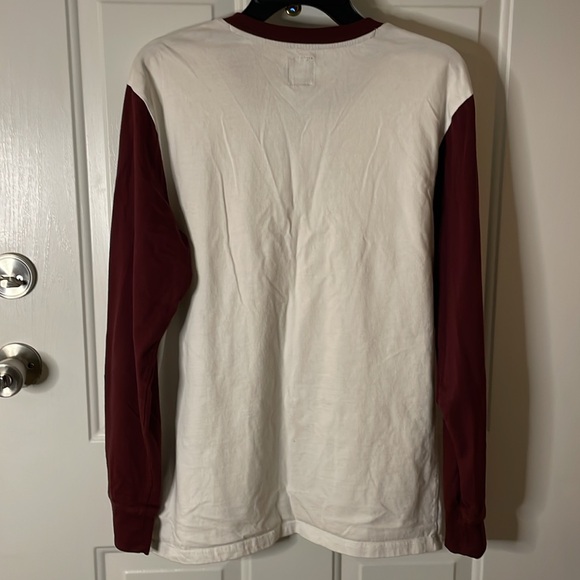 Men’s Vans cotton two button long sleeve t-shirt, Size L - Picture 6 of 7